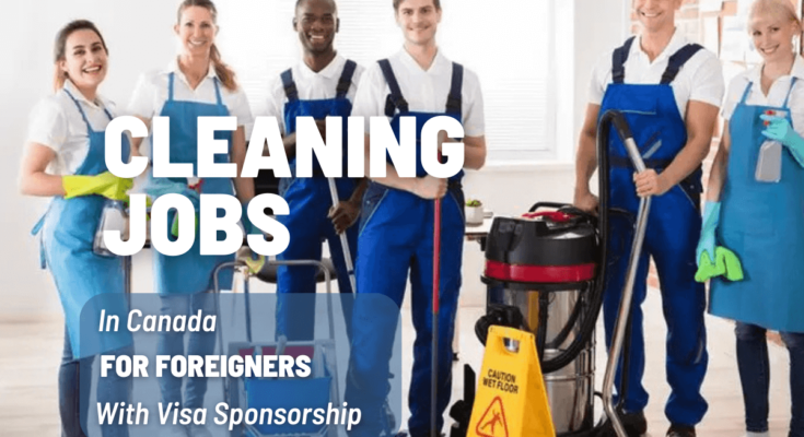 cleaning jobs in canada for foreigners